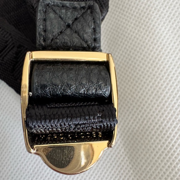 Marc Jacobs Black and Gold Mini Backpack - Picture 5 of 11